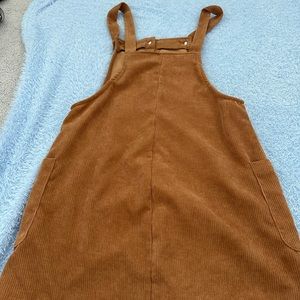 Corduroy Tan Jumpsuit